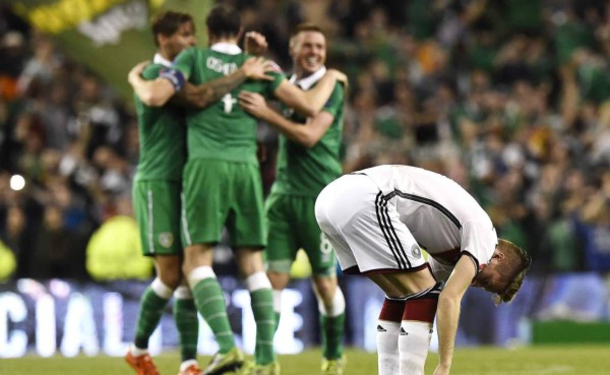 Irlanda sorprende a Alemania con un contragolpe fulminante