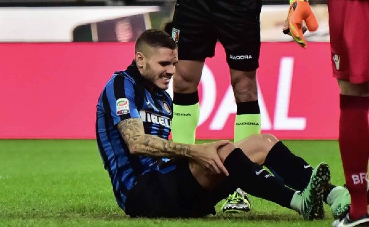 Mauro Icardi se pierde final de liga italiana por lesión