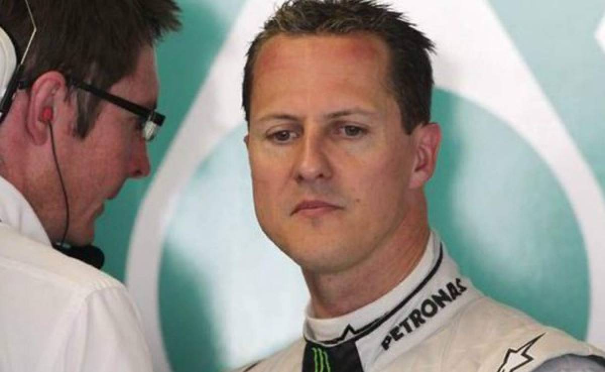 Michael Schumacher llora cuando escucha a su esposa