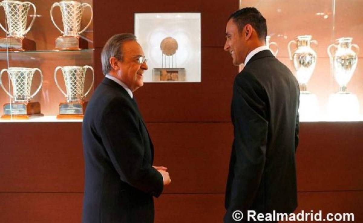 La liga española destaca el aniversario del fichaje de Keylor Navas por el Real Madrid