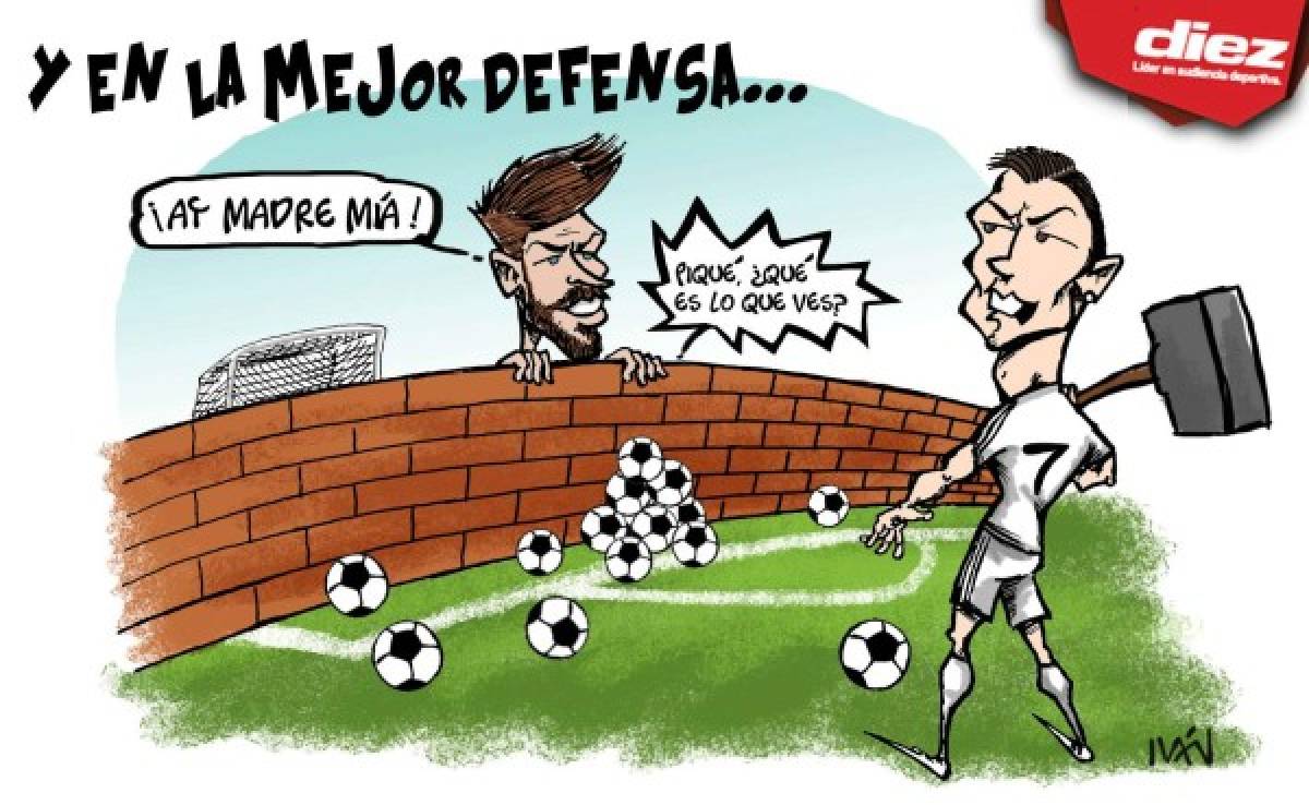 Recuerda y revive las caricaturas del clasico Real Madrid vs Barcelona.