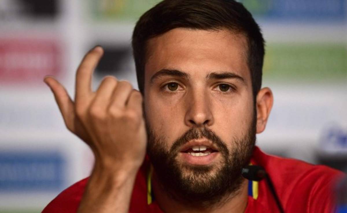 Jordi Alba arremete contra los medios y lanza dura acusación