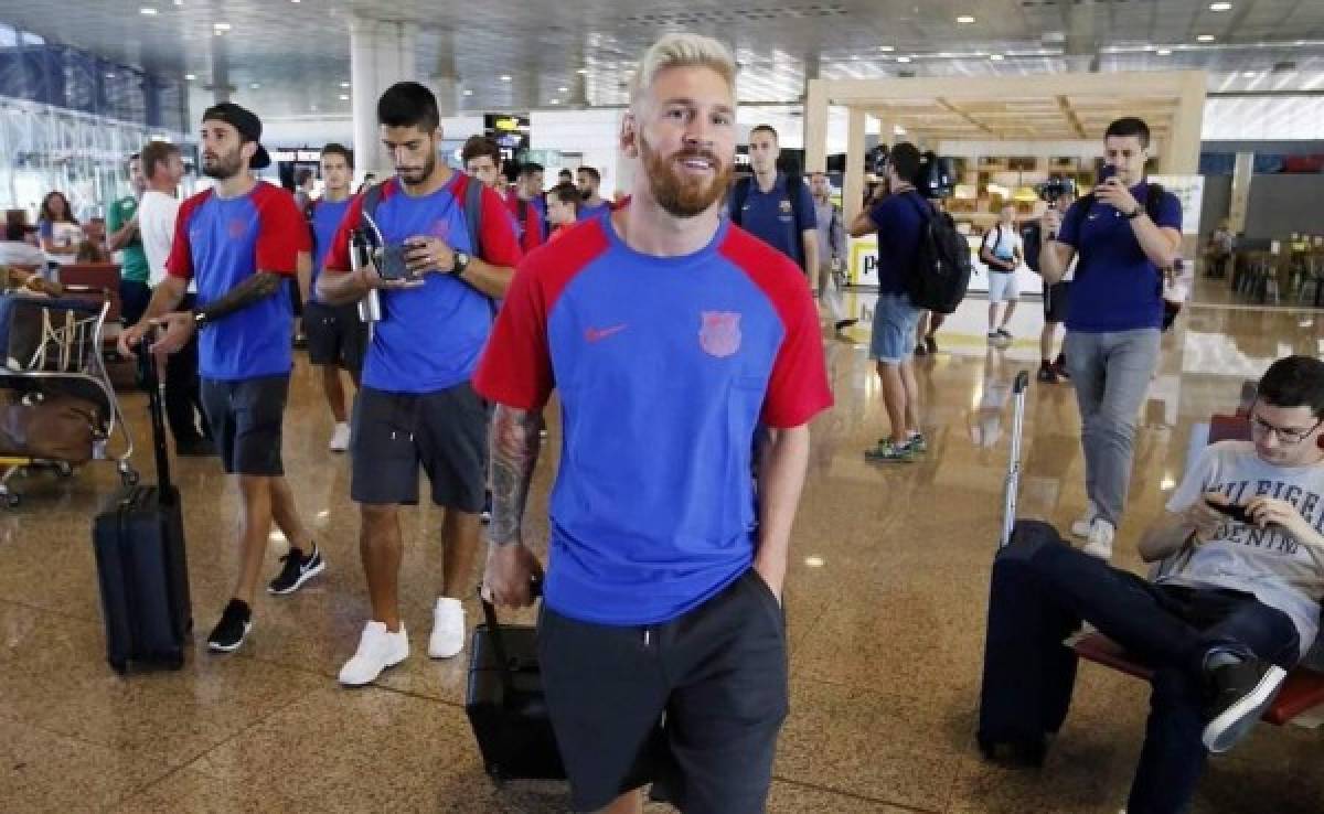 El Barcelona viaja a Inglaterra con Messi a la cabeza