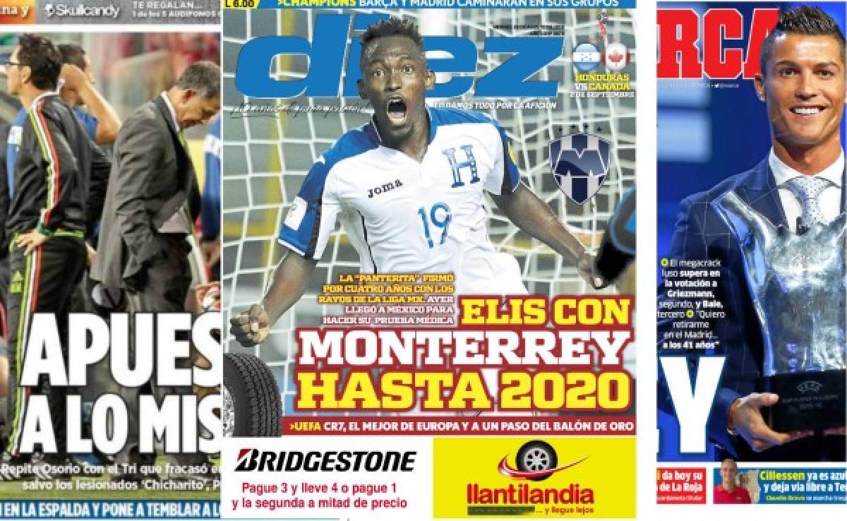 Portadas de los diarios deportivos en el mundo este viernes 26 de agosto