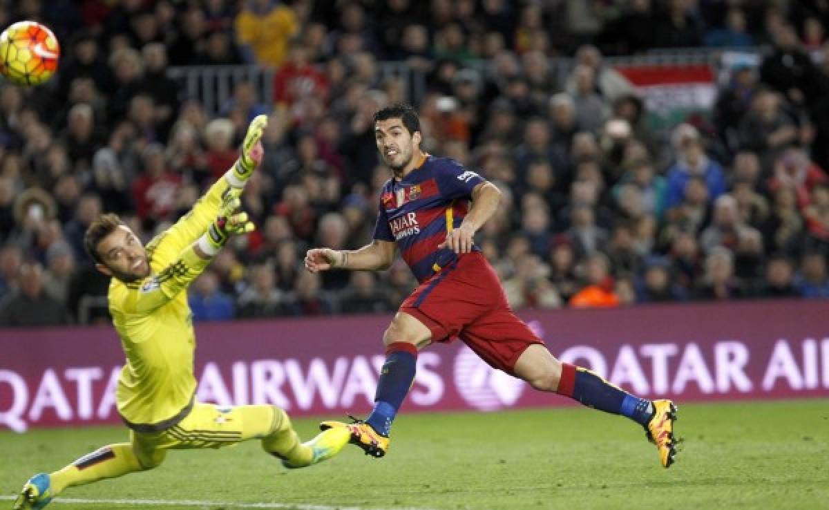 Luis Suárez recupera su sitio de honor en la tabla de goleadores en España
