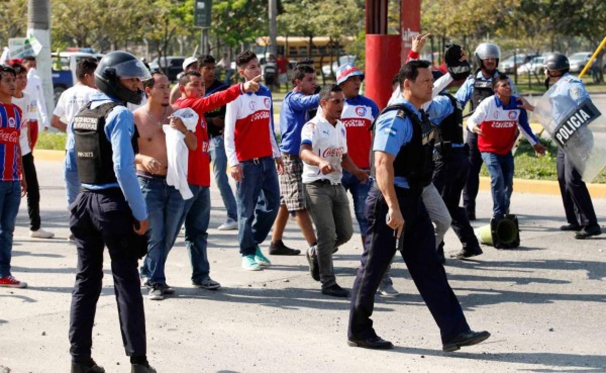 Policía Nacional determina jugar clásico Real España-Olimpia sin barras