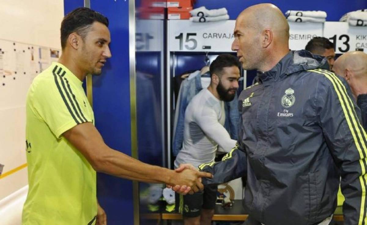 Keylor Navas elogia a Zidane y se ilusiona con una nueva temporada con el Real Madrid