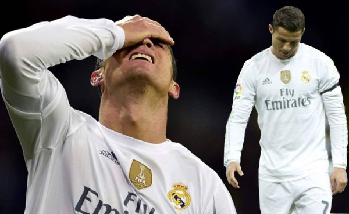 Cristiano Ronaldo, amargado, frustrado y perdido ante el Barcelona