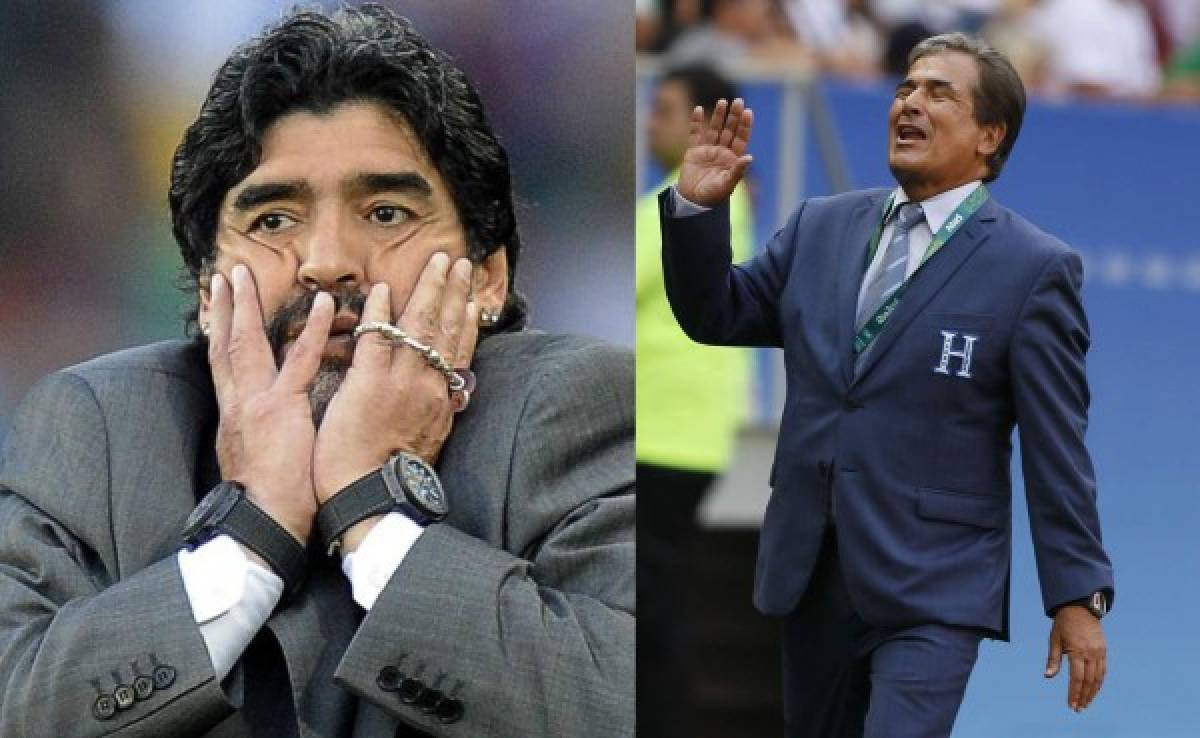 Jorge Luis Pinto le responde a Maradona: 'No sé si Diego ahora está viendo bien el fútbol'