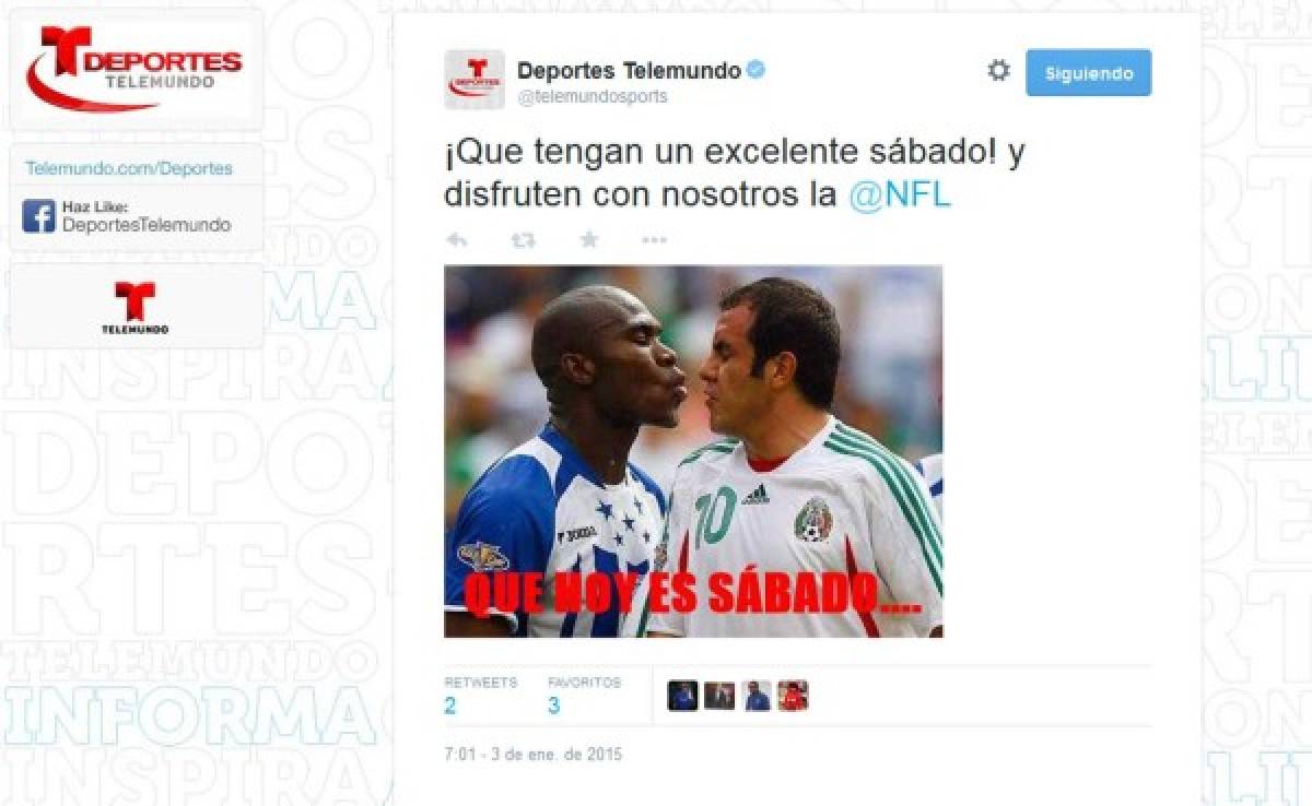 Telemundo promociona la NFL con foto del beso de Caballero a Cuauhtémoc