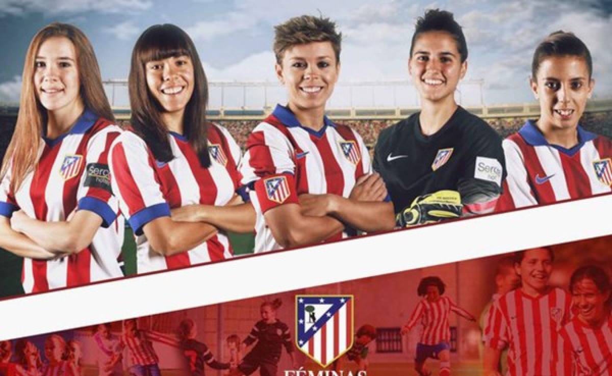 Equipo femenino del Atlético de Madrid jugaron al FIFA 15