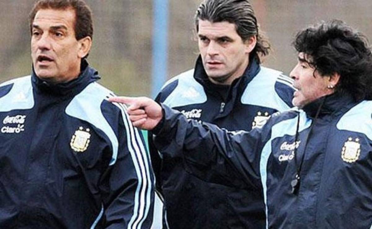 Miguel Lemme fue asistente técnico de Maradona en la selección mayor de Argentina.
