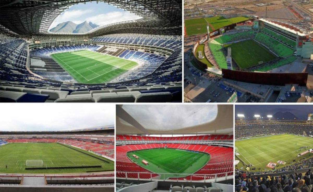 Los estadios que tiene México como opción para jugar la hexagonal fuera del Azteca