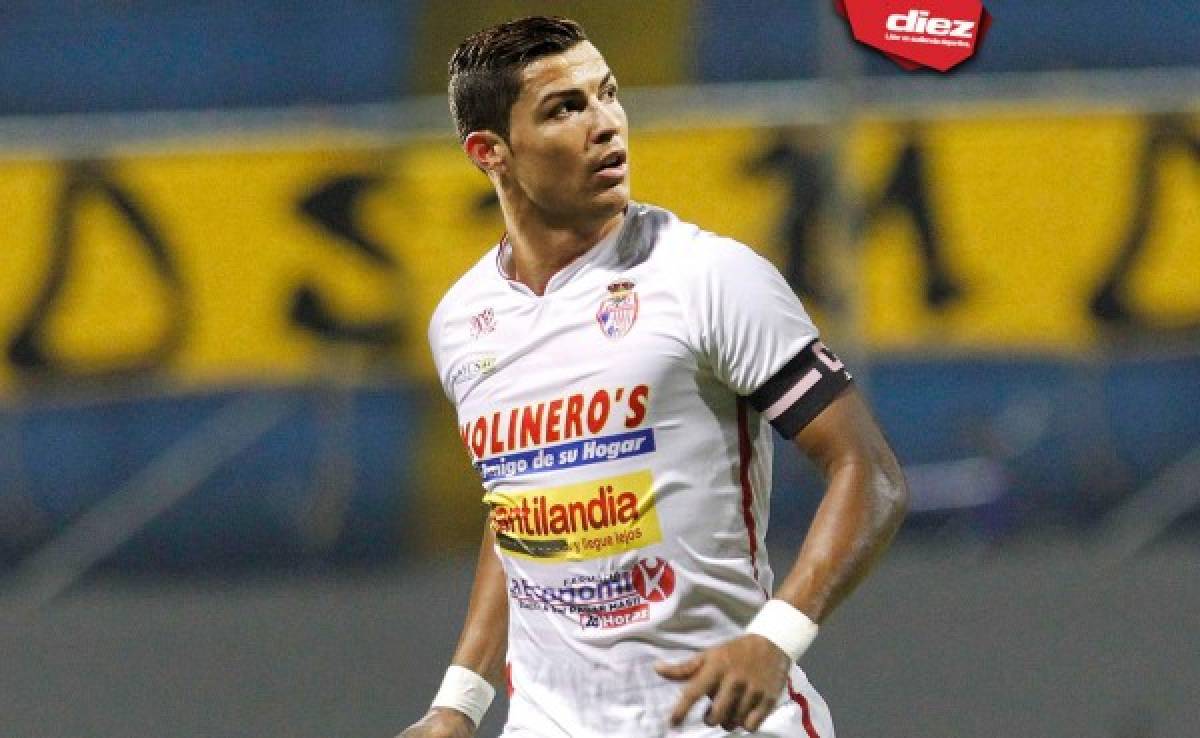 Así lucen Messi y Cristiano Ronaldo 'jugando' en la Liga Nacional de Honduras