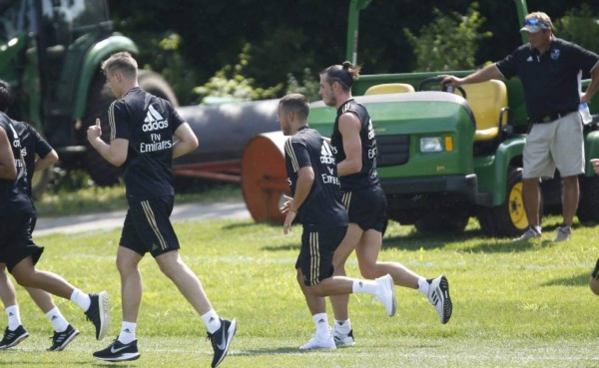 FOTOS: Así ha sido el primer entrenamiento de Hazard con el Real Madrid