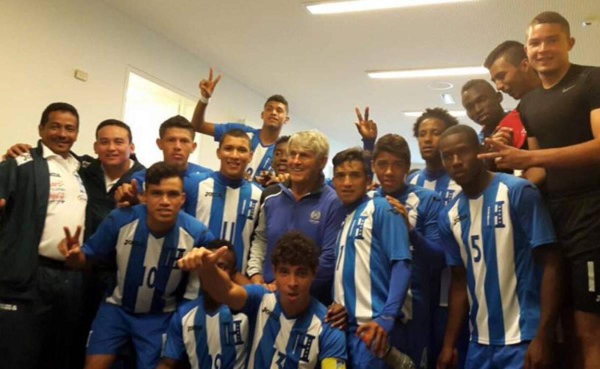 Bora Milutinovic visitó a la Sub-20 de Honduras en Salzburgo