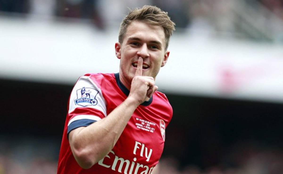 Barcelona prepara 70 millones de euros por Aaron Ramsey del Arsenal