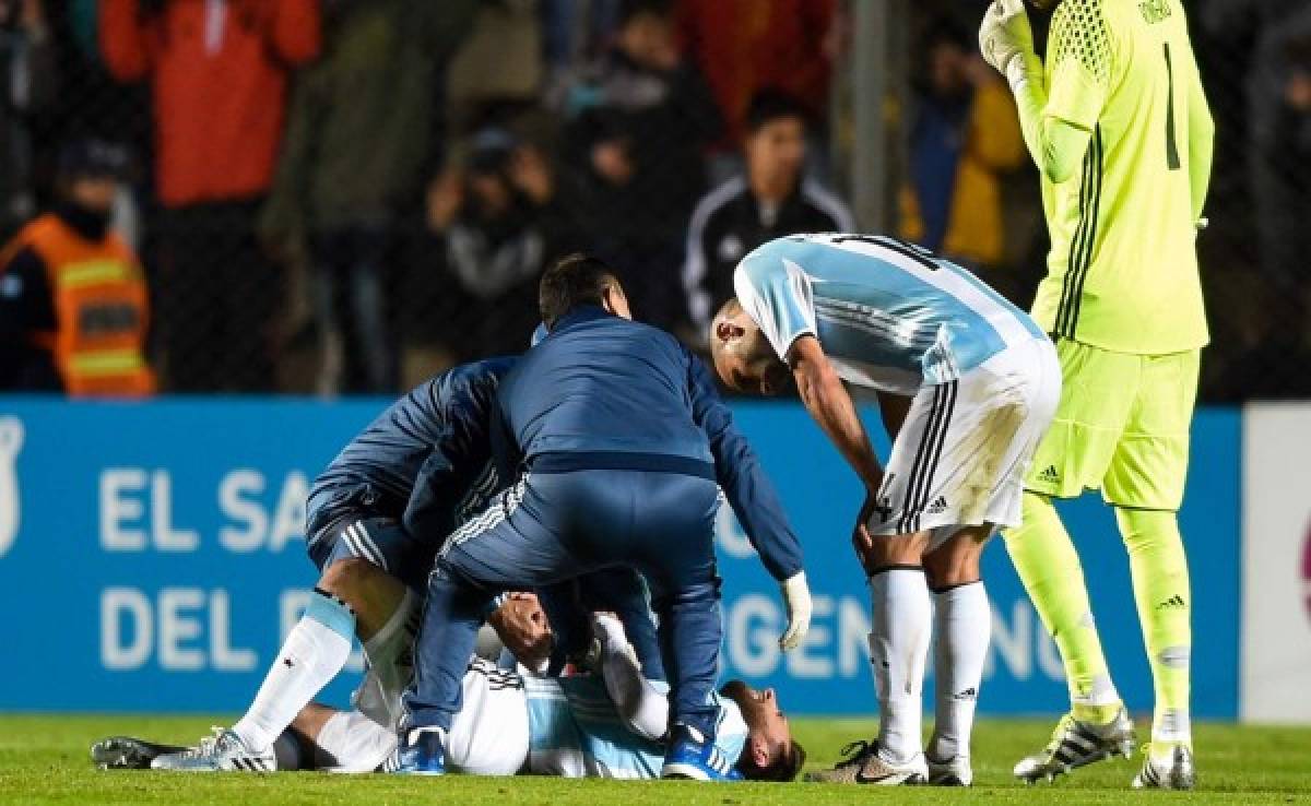 Así se vivió en redes sociales la lesión de Messi contra Honduras