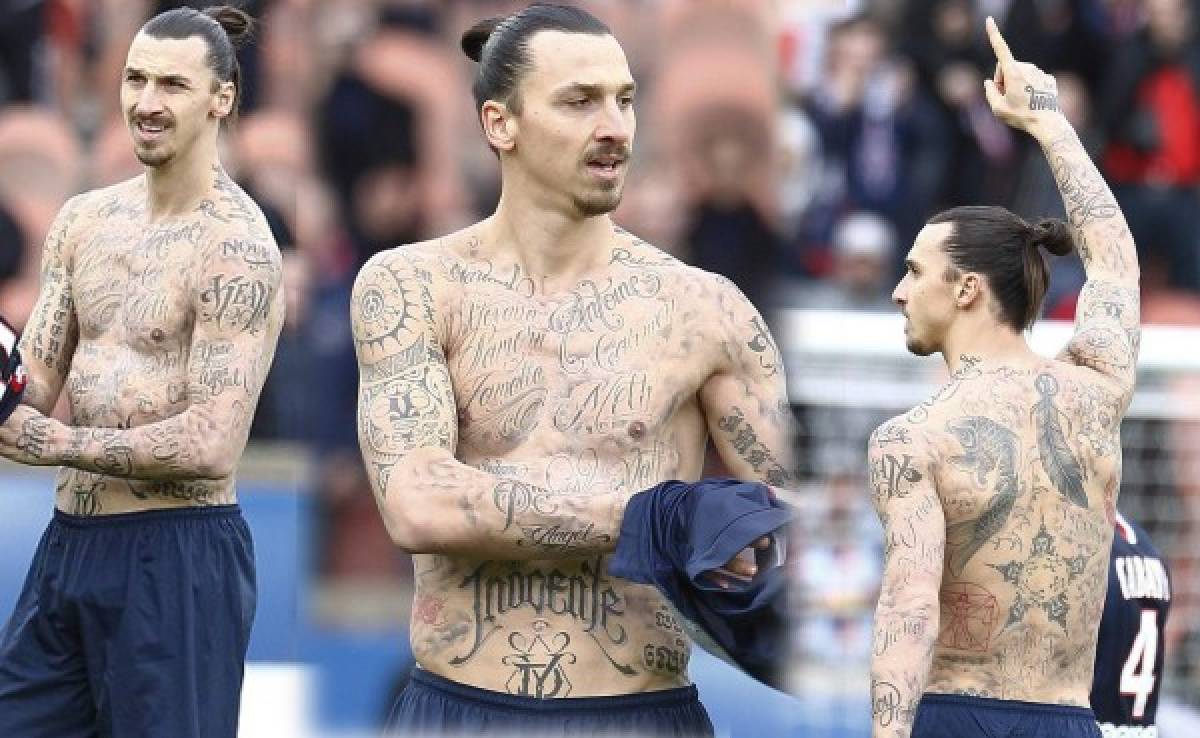 Los 50 tatuajes contra el hambre de Zlatan Ibrahimovic