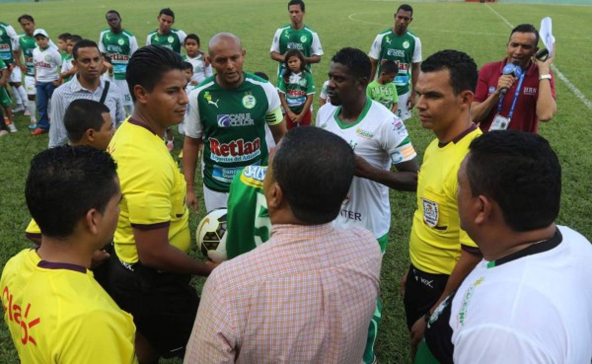 Juticalpa FC y Platense tuvieron problemas por similitud de colores