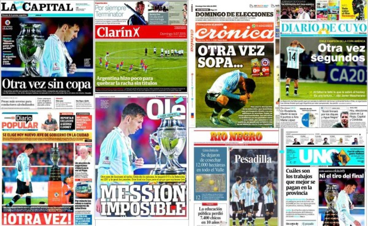 Messi, en el centro de las críticas de la prensa argentina