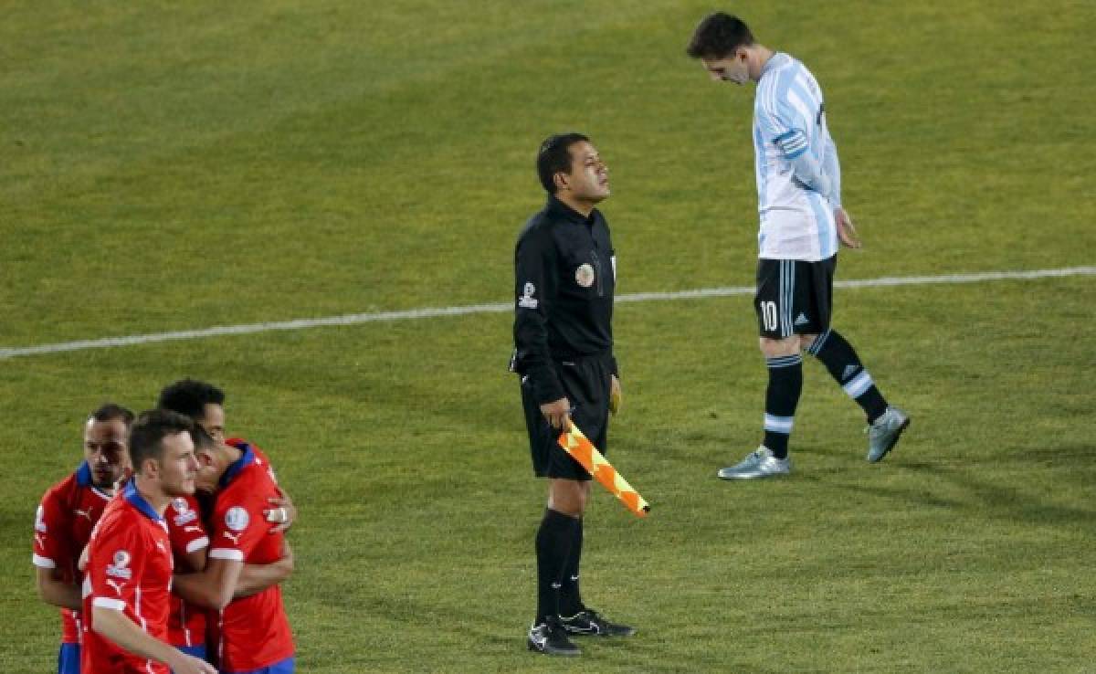 VIDEO: El sufrimiento de Messi en la tanda de penales ante Chile