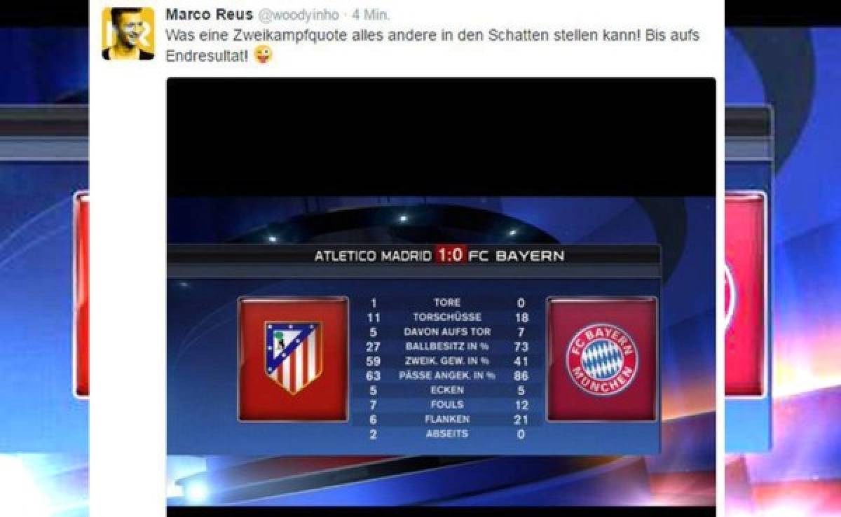 Marco Reus se burla del Bayern Múnich en las redes sociales