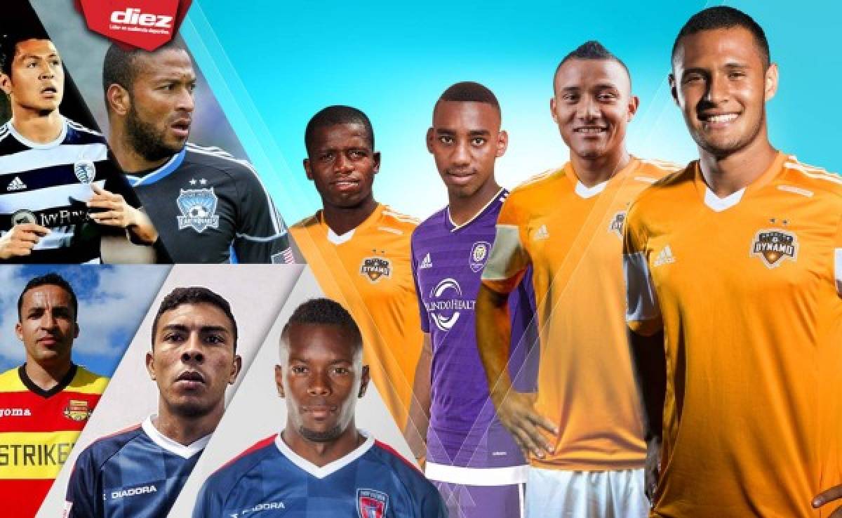 Los hondureños que jugarán en la MLS y la NASL de los Estados Unidos