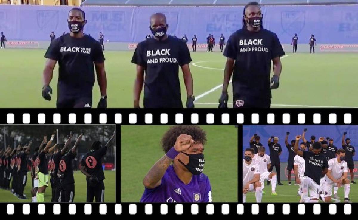'Negro y orgulloso”: Elis, Maynor y Boniek, protestan contra el racismo en el inicio del torneo de la MLS