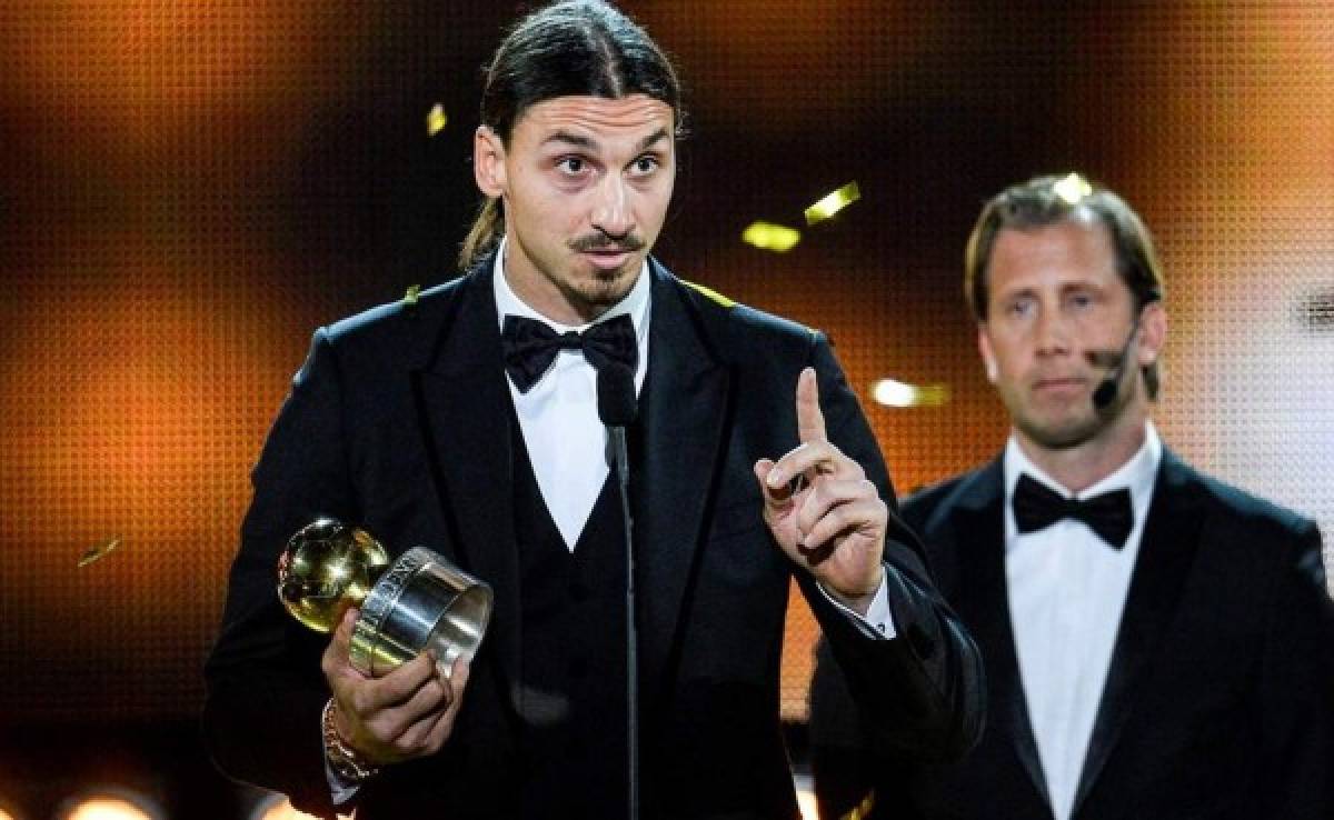 Zlatan Ibrahimovic gana el Balón de Oro sueco por novena vez