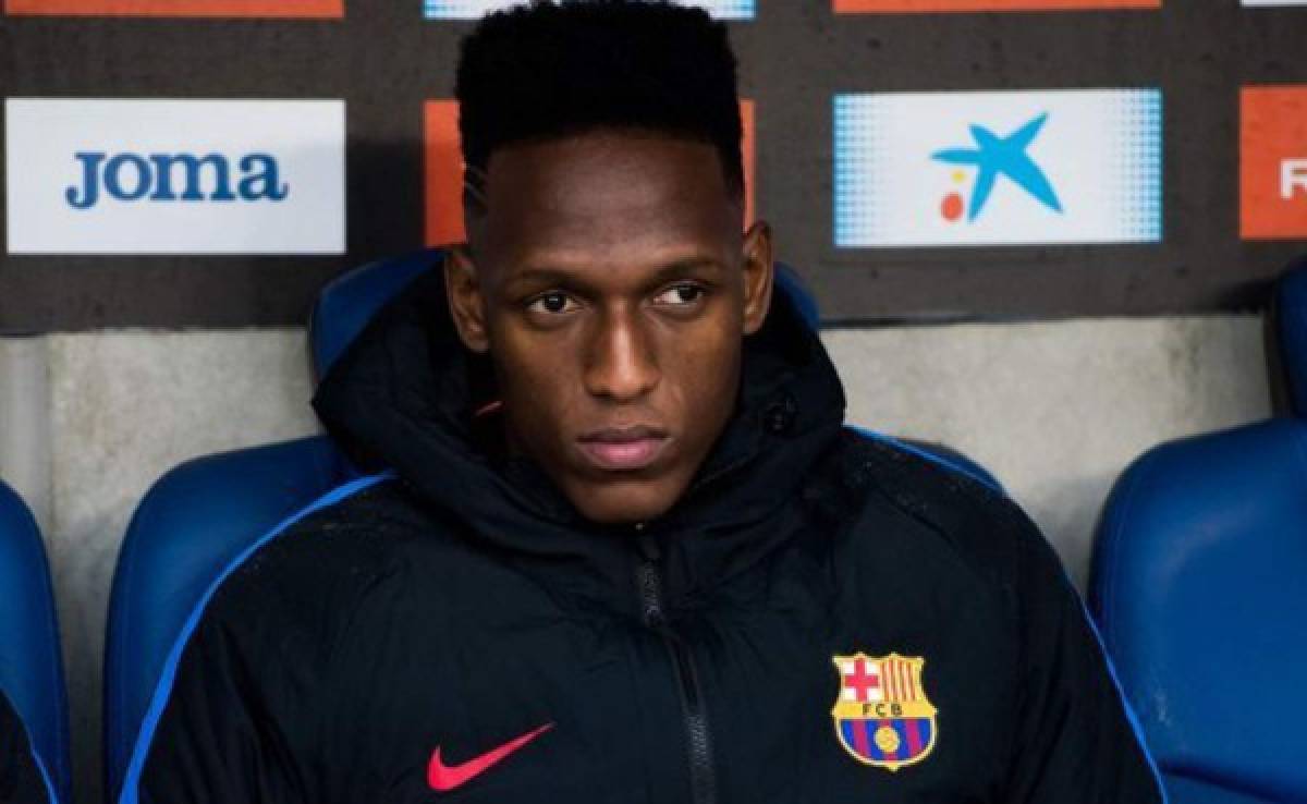 Yerry Mina: ''No pasa por mi cabeza salir del Barcelona''