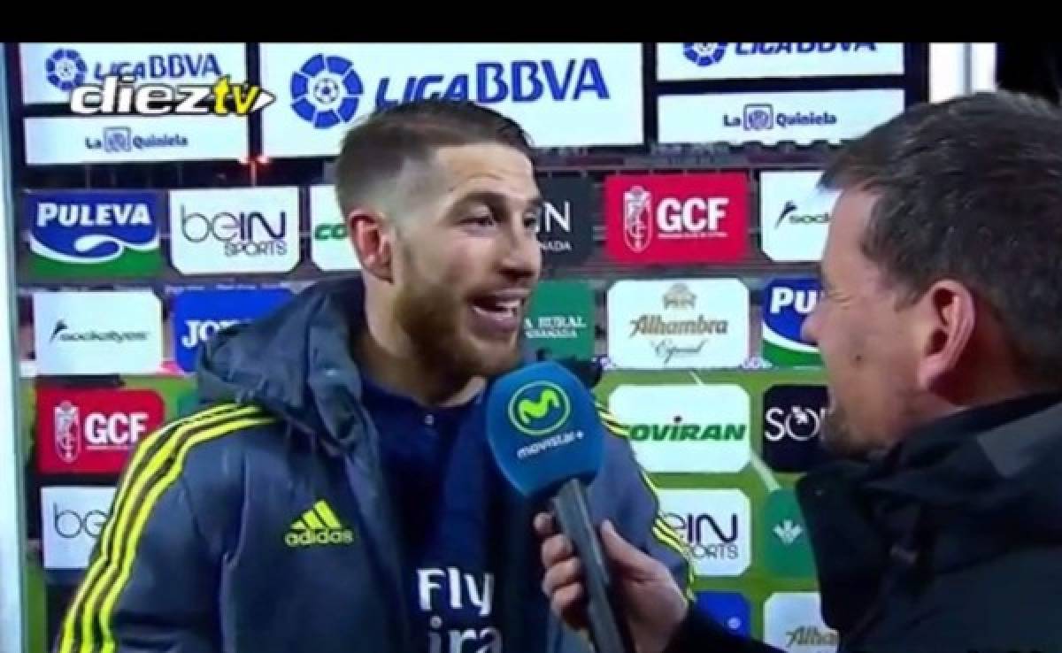 VIDEO: La terrible confusión de Sergio Ramos en plena entrevista