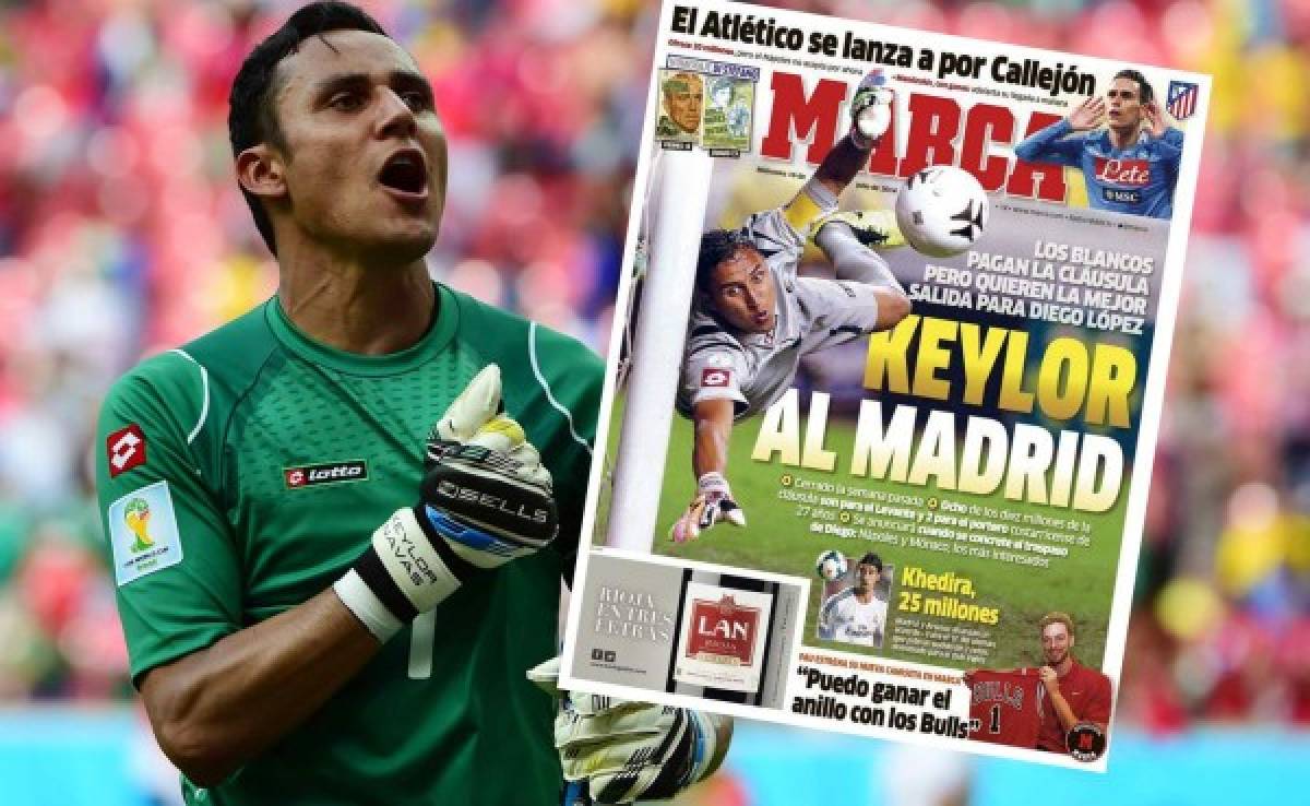 Keylor Navas ya es jugador del Real Madrid, según Marca