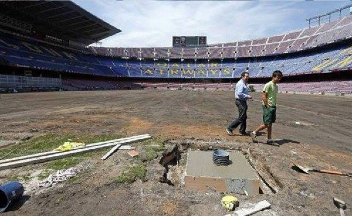 El Barcelona ahora utilizará el césped híbrido en el Camp Nou