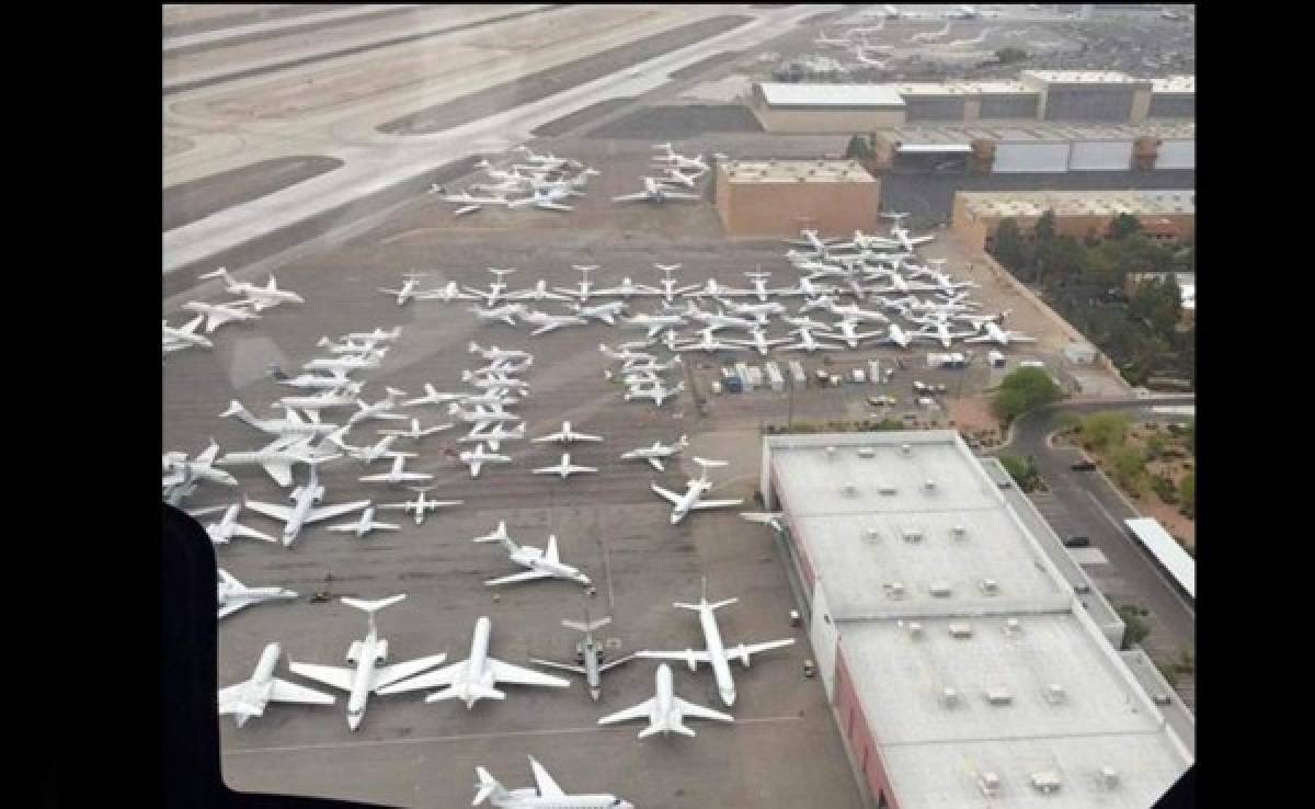 Mayweather-Pacquiao llenó de jets privados aeropuerto de Las Vegas