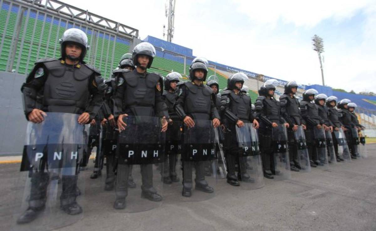 Seguridad total para la Gran Final Olimpia-Motagua