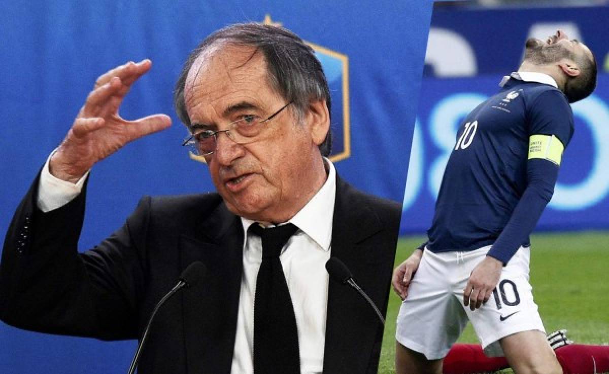 Benzema cometió 'una tremenda tontería', afirma el Presidente de la Federación Francesa