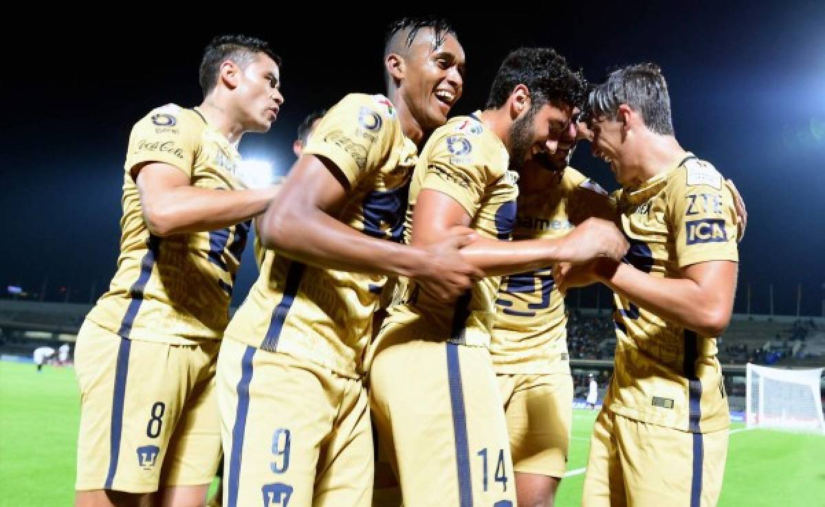 Pumas derrota a un luchador Honduras Progreso por la Concacaf Liga Campeones