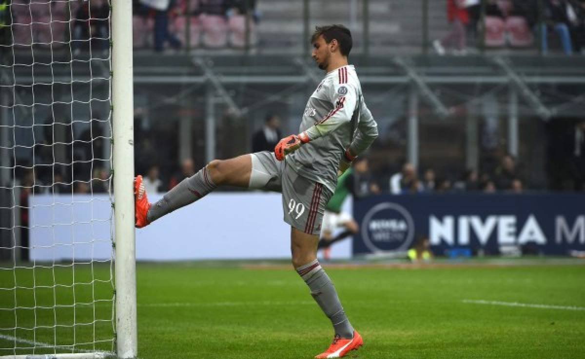 Gianluigi Donnarumma, debutó a sus 16 años en el Milan e hizo historia
