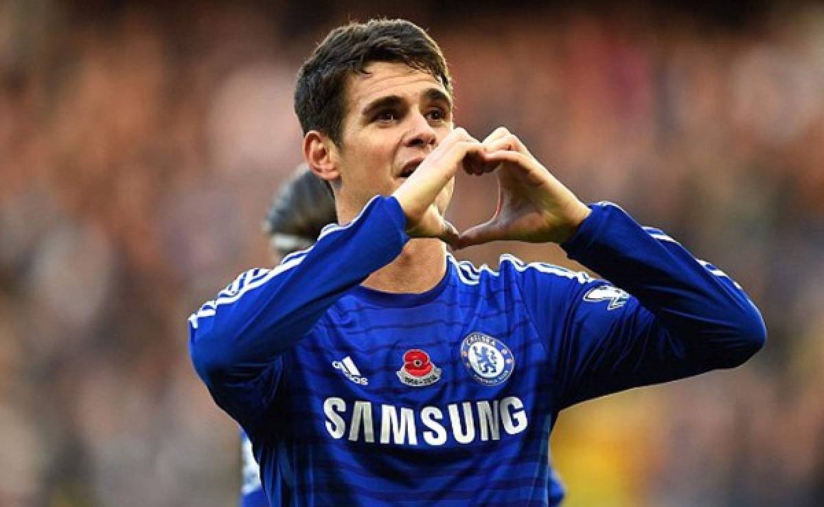 Oscar descarta jugar en China y afirma que está 'muy feliz' en el Chelsea