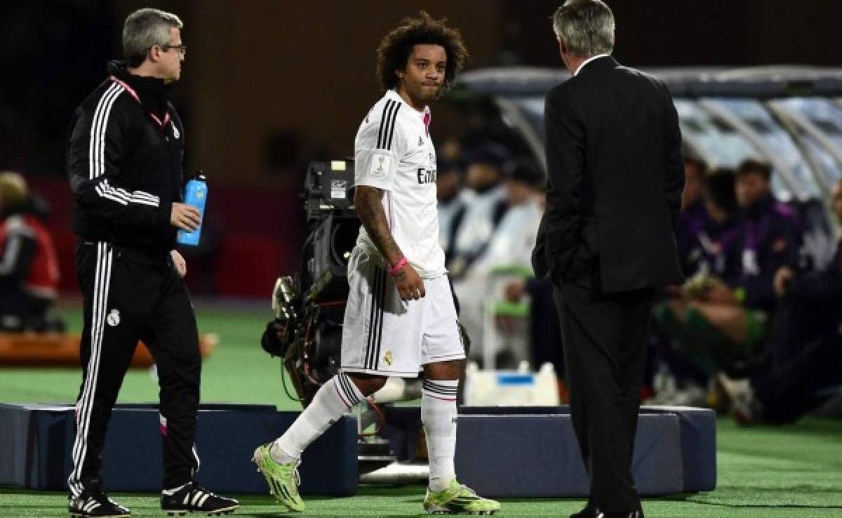 Marcelo fue sustituido por lesión en final de Mundial de Clubes