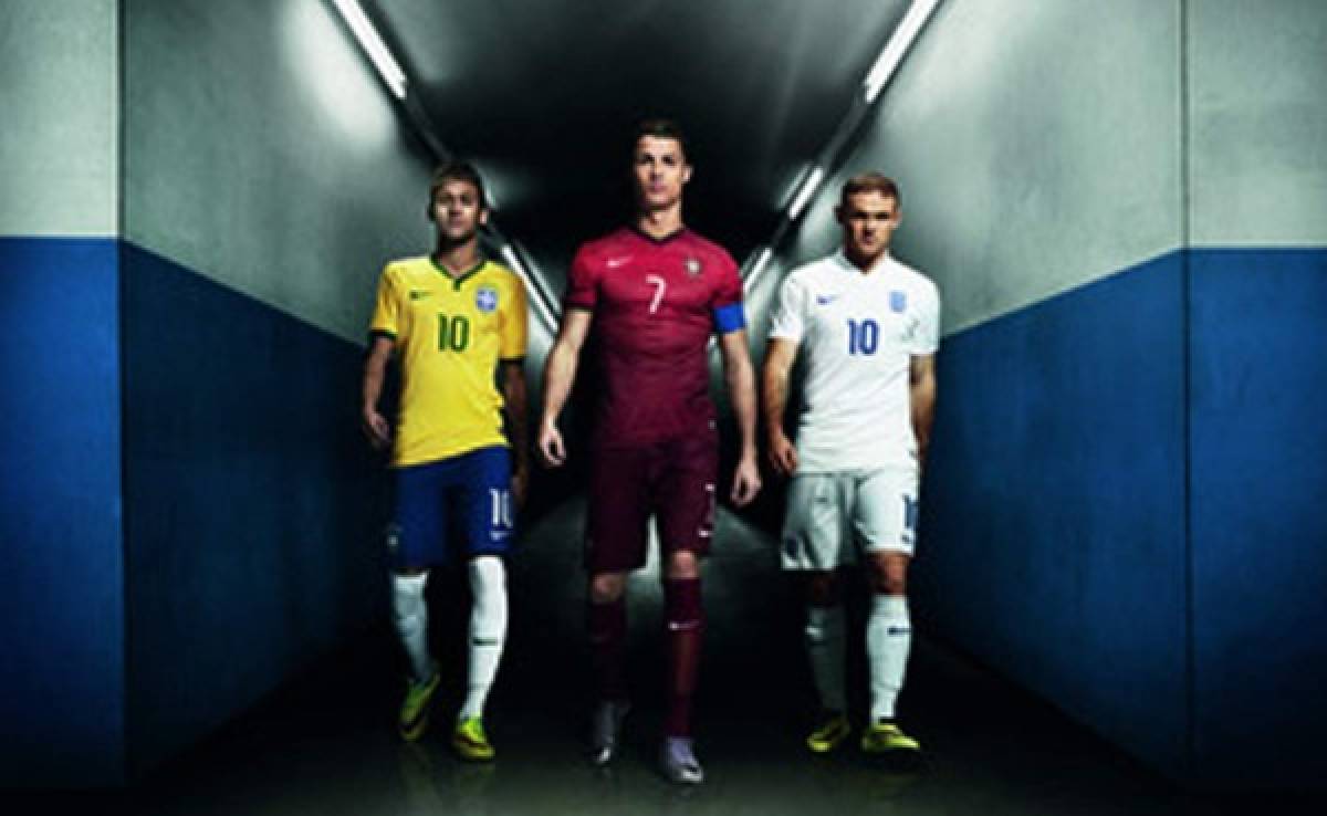 Nike elige a Cristiano, Neymar y Rooney para su campaña del Mundial