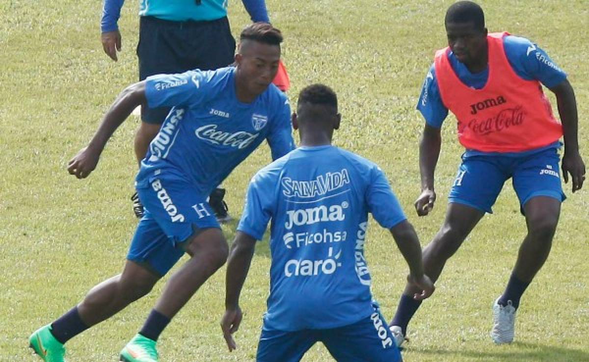 Boniek García ya hace fútbol con la Selección de Honduras
