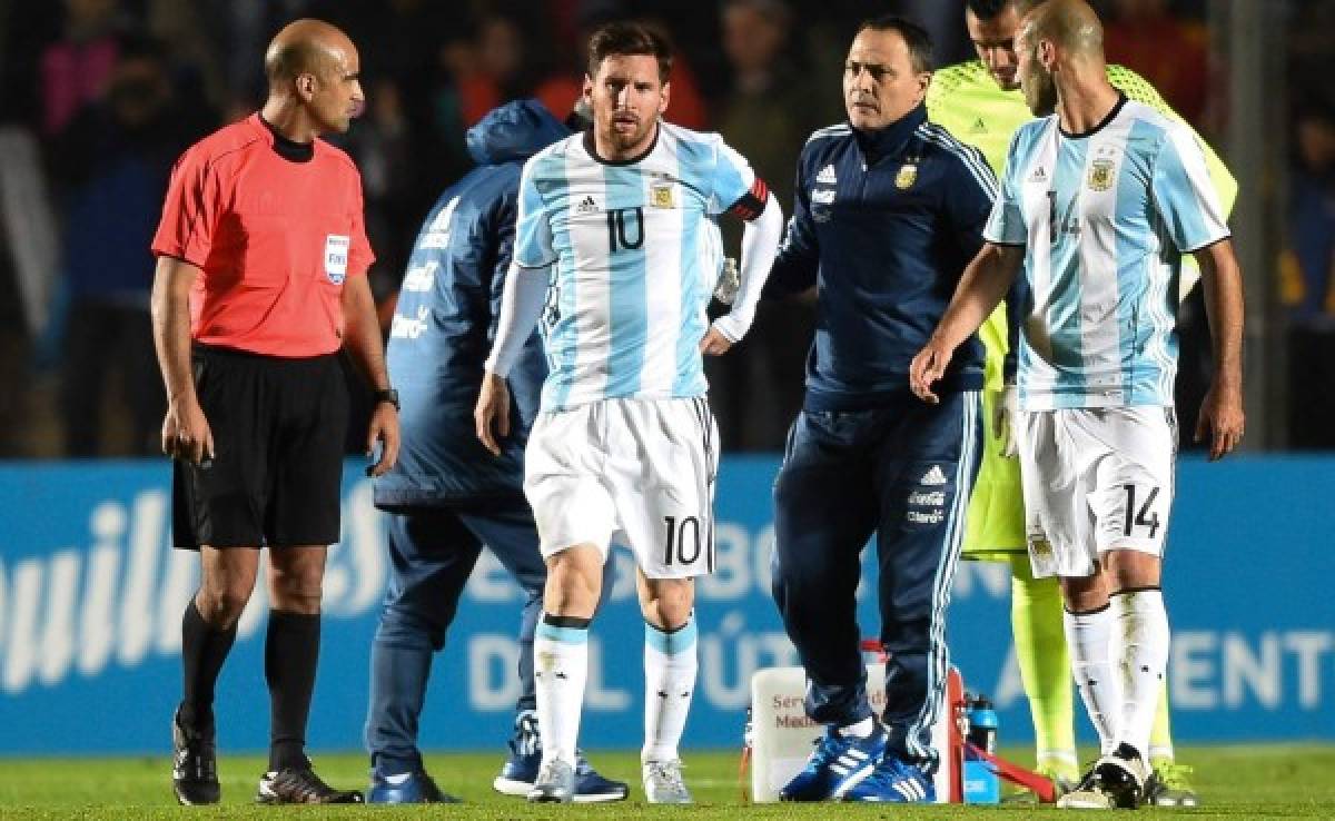Leo Messi no sufre lesión ósea, solo fue un golpe ante Honduras
