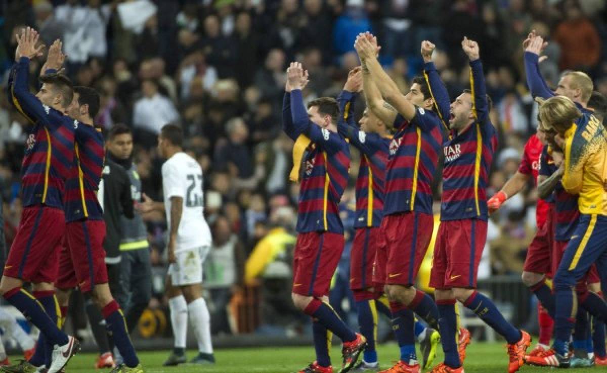El Barça logra su triunfo más amplio en el Bernabéu desde el 2-6