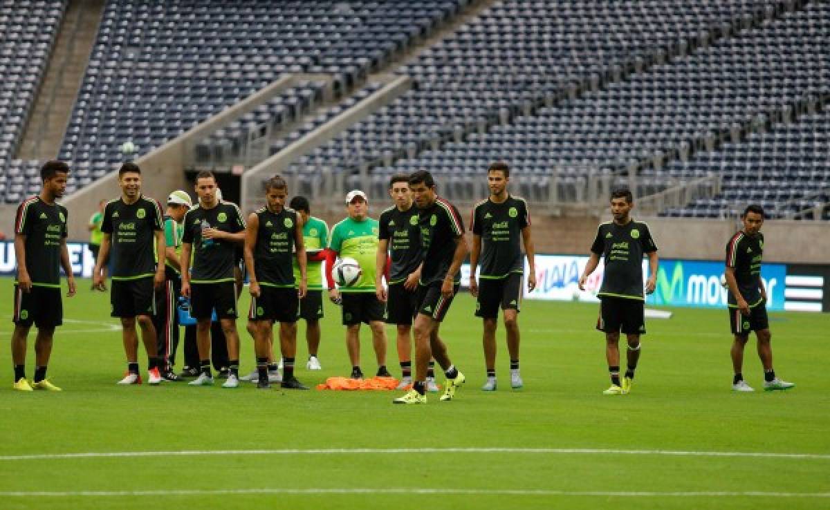 México afina su puntería para el juego ante Honduras