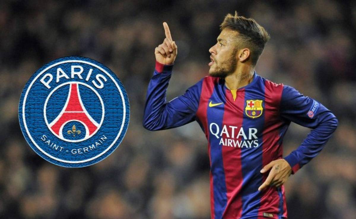 PSG de Francia iría por Neymar en el verano del 2016