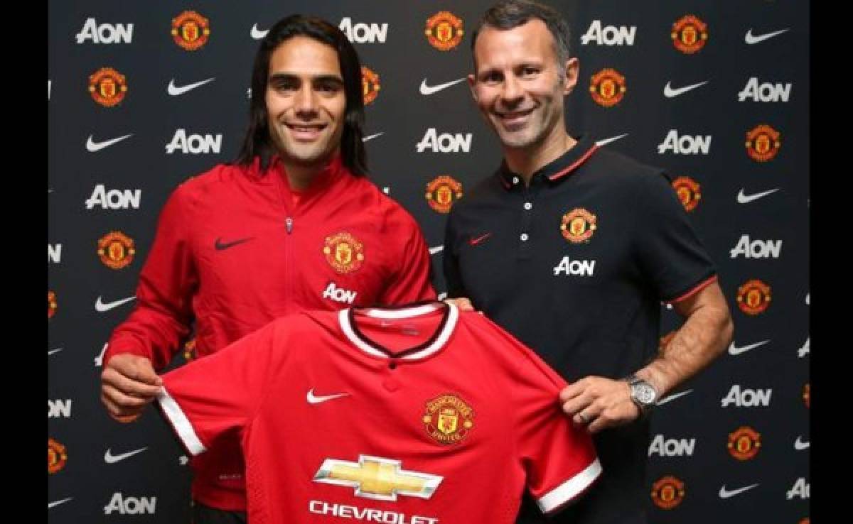 Falcao: 'Contento de ser el 9 del Manchester United'