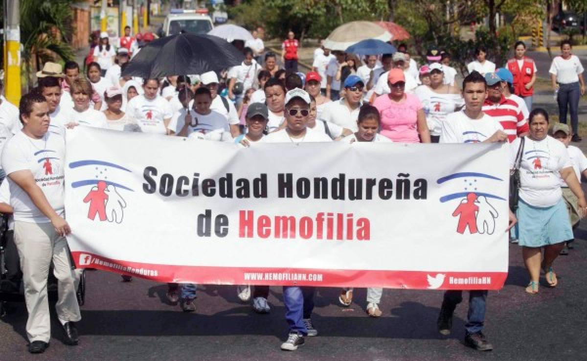 Todo un éxito la caminata por la hemofilia en San Pedro Sula