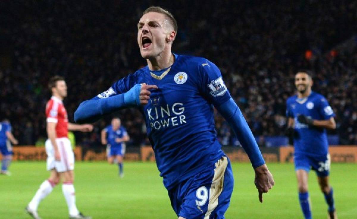 Vardy marca por 11ª jornada consecutiva y supera el récord de Van Nistelrooy